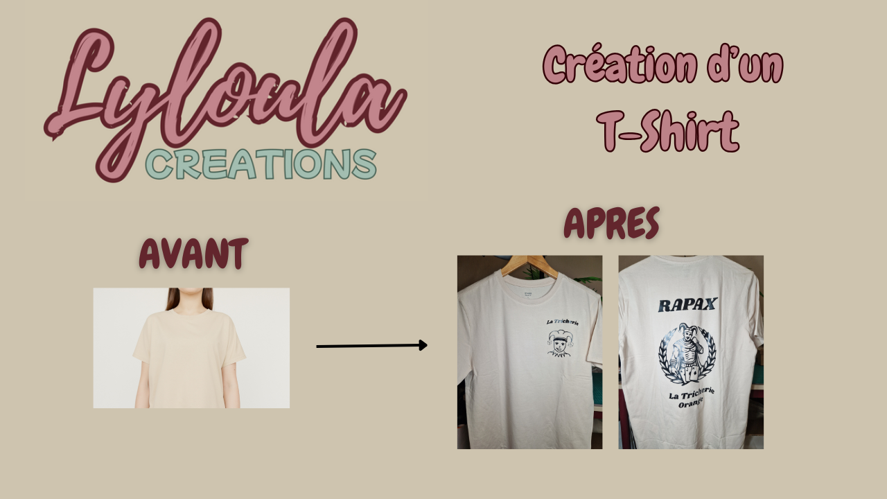 Charger la vidéo : On crée un Tee Shirt ensemble